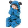 Cuddle Club Tutina Neonato e Bimbo in Pile - Pagliaccetto Neonato e Bimbo Fino a 4 Anni - Pagliaccetto Neonata e Neonato - Pigiama Bimbo Invernale - Abbigliamento Neonato e Bimbo