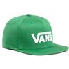 Vans Berretto per Bambini in Cotone Drop V II Snapback Verde con Applicazione