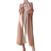 CuLtP Cardigan Donna Elegante Giacca Bolero Lunga da Donna Estiva Leggera Spolverino in Seta di Ghiaccio con Coprispalle Trasparente Aperto sul Davanti Casual Vestaglia Camicetta Abiti da Sera Mantel