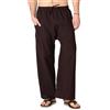 PANASIAM Pantaloni Leggeri in Cotone - Stile Pantaloni da Pescatore Thai | Pantaloni comodi, pantaloni da infilare unisex, vita elasticizzata & coulisse, ideali per smart working, ospedale & yoga