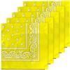 ZENO Bandana - 100% Cotone & Fibre Naturali - Foulard Senza Poliestere - Alta Qualità, Morbida, Resistente & Lavabile - Bandana Uomo e Donna - Unisex & Bambini - 5 Pack