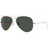 Ray-Ban RB3025 Aviator Large Metal, Occhiali da Sole Unisex Adulto