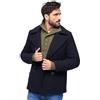 Brandit Pea Coat Uomo Giacca in stile uniforme nero Regular