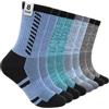 LOFIR Calze da Lavoro Uomo in Spugna: Calzini Rinforzate WORK Socks 8 Paia | Traspiranti con Tallone e Punta Rinforzati Punta Senza Cuciture per Scarpe Antinfortunistiche Trekking e Stivali