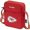 travelite NFL Borsa a Tracolla Kansas City Chiefs, borsa a tracolla compatta con scomparti con cerniera e tracolla regolabile in poliestere resistente, 17 x 22 x 6 cm