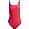 adidas Femme V-Back Swimsuit, Pure Ruby, 44