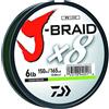 Daiwa J-Braid - Lenza intrecciata a 8 fili arrotondata, 150 m