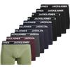 JACK & JONES Jactimothy Solid Trunks 10 Pack, Spruzzo di Mare, M (Pacco da 10) Uomo