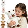 Grease Killer Peluche Che Corre 45cm,Mucca Che Corre Peluche Con Gambe Mobili | Peluche Morbido E Divertente,Simpatica Decorazione Casa per Regalo a Famiglia E Amici