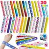 JOYIN Slap Band, 30 bracciali Slap Super Slap Wrist Bands con cuori colorati, animali per feste e bambini (30 design), per feste di compleanno