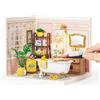 ROBOTIME Super Creator Casa delle Bambole con LED, Case in Miniatura da Costruire per Adulti e Bambini, Regali Creativi(Pop Bubble Bathroom)
