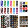 SIXPOINTS Set di 108 dadi contatori MTG da 12 mm +1/+1 gettoni a 6 lati e contatori parole chiave MTG, set per Magic The Gathering, MTG, TCG, accessori per giochi di carte (dadi a 4 colori #F +