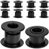 VILLCASE 10 Pezzi Boccole in Plastica da 12mm per Calcio Balilla | Cuscinetti Femmina e , Compatibili Aste da Tavolo, Nero, Installazione Rapida Indoor
