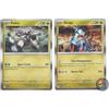 Pokémon Dialga Palkia - Surging Sparks - Lotto di carte Holo Raro Drago Leggendario Tipo Pokemon - 135/191 - 136/191