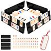 Fyhqwf Ramino Classico Con Custodia Portatile Set - Rummy Gioco Da Tavola | Gioco Da Tavolo Rummy In Classico - Gioco Da Viaggio Portatile - Giochi Di Intrattenimento Da Tavolo Adatti Ai Viaggi
