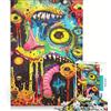 JIANGENNF Puzzle da 1000 pezzi per adulti, arte murale con graffiti, giocattolo fai da te, per divertimento in famiglia, per rafforzare l'amore tra le coppie 38x26cm