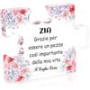 Generico Regalo per Zia Compleanno Puzzle in Acrilico Trasparente Decor Casa Ufficio