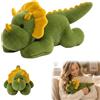 BAISHUWU Peluche Dinosauro Ponderato, 30CM Peluche Ansia Ponderato, Animale di Peluche Ponderato per Adulti, Peluche Ponderato per Ansia, Animali di Peluche Ponderati, Giocattolo antistress da Coccolare