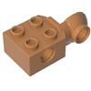 XYEIUGO 48170 Mattoncini a Cerniera 2x2 con Giunto Mobile, 10 Pezzi GDS-1088-compatibile con Lego Mattoncini da Costruzione, Colore Chair moyenne foncée