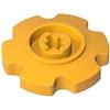 XYEIUGO GDS-1092 57520 Ruota cingolo piccola, Arancione chiaro acceso, 50 pezzi | Arancione chiaro brillante. Compatibile con mattoncini LEGO. Componenti MOC per i principali marchi edili