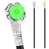 YOUYIKE 2 Pezzi Scettro Halloween, LED Luminoso Bacchetta Magica Streghe Scettro Re Regina Bastone per Cosplay Carnevale
