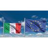 Bandiere e Accessori SET 2 BANDIERE ITALIA - EUROPA cm 100x150