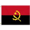 Petite Pine 2 × 3 FT Bandiera dell'Angola, Medium 60 × 90 CM 150D Angora Outdoor Banner, Decor Garden con Brass Gromment
