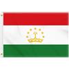 Petite Pine 2 × 3 FT Bandiera Tagikistan, Medio 60 × 90 CM 150D Tajik Outdoor Banner, Decorazione Giardino Con Ottone Gromment
