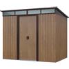 Parama Casetta da giardino in acciaio zincato effetto legno 1,74x2,38xh1,96 m - 4 mq - 66 kg