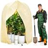 KORVORIA Sacco Tessuto Non Tessuto per Piante 180x120cm, Telo Antigelo Inverno