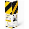 OFITURIA Paraspigoli Garage Adesivo Angolare 40x20 cm Nero/Giallo, Protezione Colonne Garage, Paracolpi Angolari, Gomma Antiurto Box Auto (1 pz, 40x20 cm, Nero/Giallo)