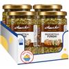 Generic Amato Bruschetta ai Funghi 156 ml, Patè di Funghi Spalmabile, Crema ai Funghi per Bruschette, Crostini e Antipasti, Vaso di Vetro, Confezione Multipla da 4/8/12 Pezzi (4 PEZZI)