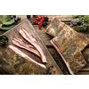 Tomassoni Pancetta Tesa (pancetta stesa di maiale, rigatino) | Trancio sottovuoto da 0,5 kg | Salume artigianale Marchigiano | Salumificio Artigianale Tomassoni