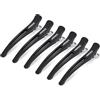 AIMIKE 6pcs clip per capelli professionali per taglio styling, clip per capelli antiscivolo con traccia d'anatra antiscivolo con cinturino in silicone, clip per taglio capelli da salone