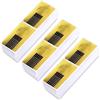 Henmeili 120 Pezzi Cartine Extension Model per UV Gel Nail, Cartine Oro Nail Art Per Ricostruzione Allungamento Unghie