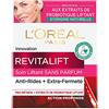 L'Oreal Paris L'Oréal Paris - Crema da giorno anti-invecchiamento, trattamento Giorno antirughe e extra compattezza, con estratti di probiotico liftant naturale, senza profumo, tutti i tipi di pelle, Revitalift, 50