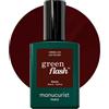 Manucurist Green Flash Smalto Semipermanente Rosso Mogano Grenat | Gel Unghie UV/LED - 12-Free, Bio-Based 84% - Manicure Professionale - Made in France - 15 ml