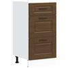vidaXL Base da Cucina Porto Rovere Marrone in Legno Multistrato