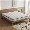 Generisch Hiepunos, materasso 160 x 200 cm, 22 cm, altezza 7 zone, materasso ortopedico a molle insacchettate con strato in memory foam, grado di durezza H3, alleviare la schiena (160 x 200 cm)