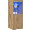 vidaXL Madia LED Rovere artigianale 41 x 37 x 100 cm | Abbastanza spazio per riporre tutto quello che ti serve, Combina artigianato e stile moderno,