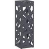vidaXL Stand per Ombrelli da Pioggia Antracite 15,5 x 15,5 x 49 cm