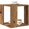 vidaXL Salontafel Oud Hout 32 x 32 x 30 cm Bewerkt hout | Rustieke stijl die perfect past bij natuurlijke decoraties,