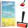 Deuson Set di piastre di stampa in gel, Gelli Plate con pennello per monostampa