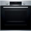 Bosch Elettrodomestici Forno Incasso Elettrico Serie 4, HBA574BR00 Forno Elettrico Ventilato da Incasso in Acciaio Inossidabile, Classe A, con 7 Programmi Cottura E Display LED, 71 Litri