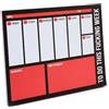 Fisura Agenda settimanale A4 f*ck off, senza data da scrivania, blocco organizer settimanale, planner da scrivania originale, regalo originale