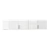 Rauch Möbel Celle - Armadio con ante girevoli, 4 porte, 181 x 39 x 54 cm, colore: Bianco
