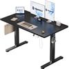 TRIUMPHKEY Scrivania Regolabile in Altezza Elettrica 140 x 80cm,Scrivania multifunzione per computer,3 Altezze di Memoria 72 118 cm,con Porta di Ricarica USB,Standing Desk,per Ufficio