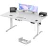 TRIUMPHKEY Scrivania Regolabile in Altezza 160 x 80cm,3 Controller di Memoria,con Porta di Ricarica USB,Elettrica Scrivania per Computer,Studio, Ufficio,Postazione di Lavoro