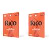 D'Addario Ance Rico Organic per Sassofono Contralto, Forza 1.5, Confezione da 6