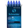 Schneider One Change Cartucce per Penna Roller, Blu, Confezione da 5 Pezzi